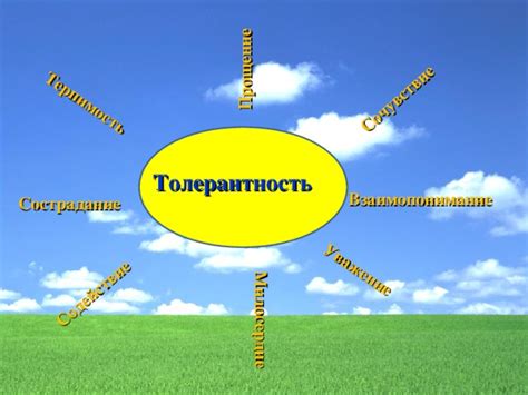 Взаимопонимание и толерантность