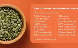 Витаминная составляющая и полезные свойства семечек