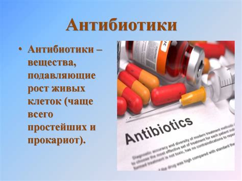 Влияние антибиотиков на поддержание температуры организма