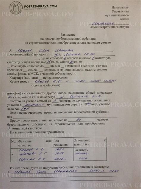 Документы, необходимые для подачи заявления