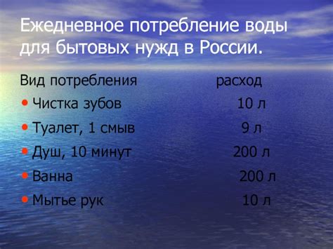 Ежедневное потребление воды Архыз: допустимое количество