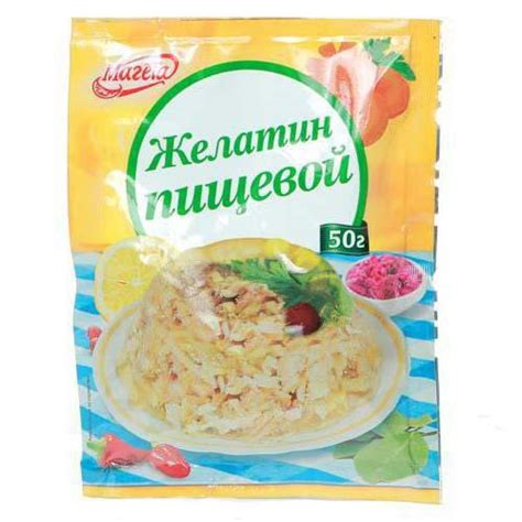 Желатин: особенности и свойства