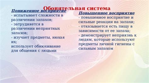 Запахи и восприятие