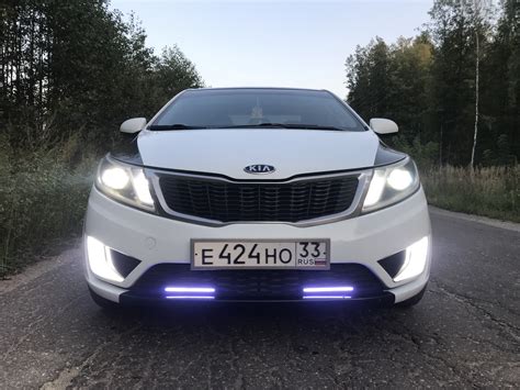 Зачем нужны ходовые огни Kia Rio: основная информация