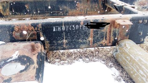 Изменение или замена номера на раме ГАЗ-66