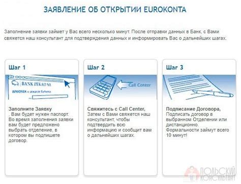 Инструкция по открытию счета без карты