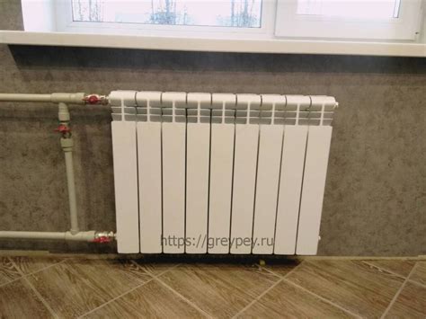 Инструменты для установки кранов на батареи отопления