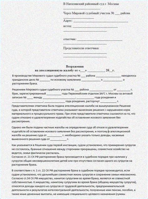 Как подать жалобу на апелляционную жалобу