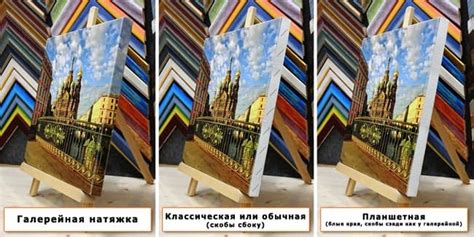 Картина на подрамнике: выбираем правильную рамку