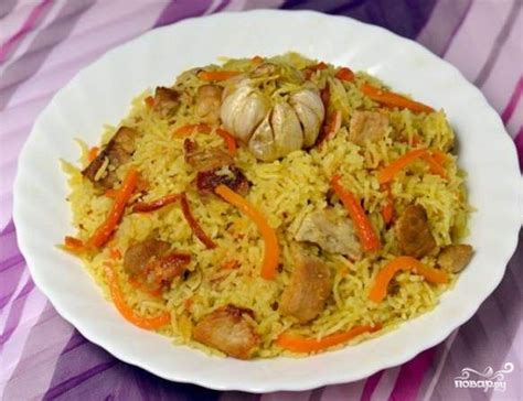 Классический рецепт плова из свинины