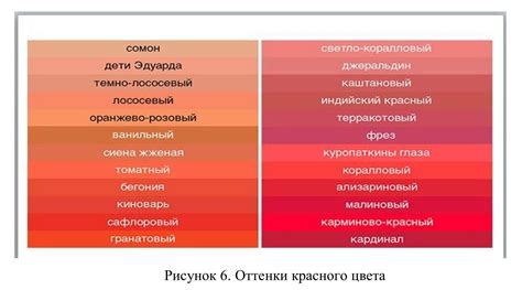 Красный оттенок