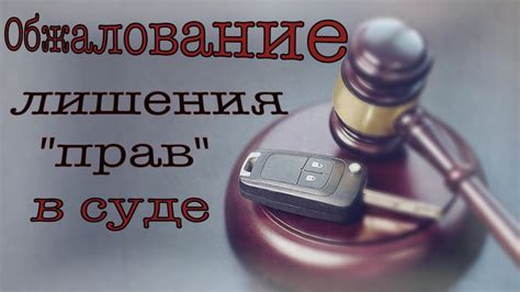 Критерии для обжалования лишения прав