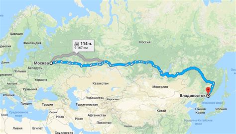 Маршрут на машине до Москвы