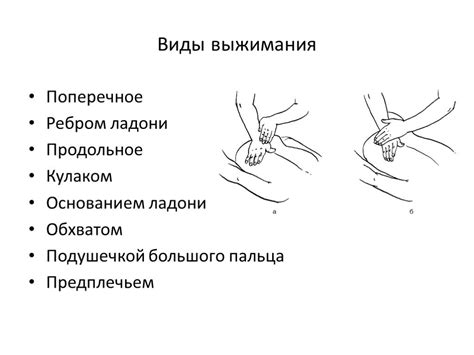 Методы отсасывающего массажа, основные движения