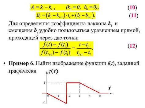Метод коэффициентов наклона и смещения