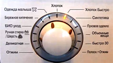 Настройка программы стирки для ковров