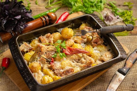 Нежное сочетание сливок с жареной картошкой