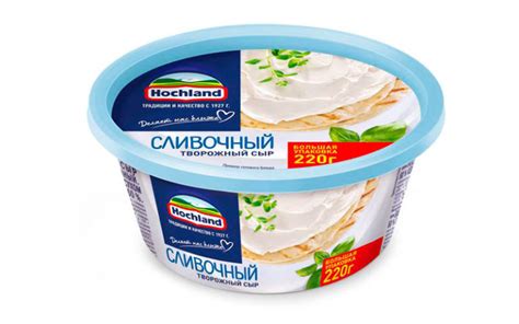 Низкая калорийность творожного сыра