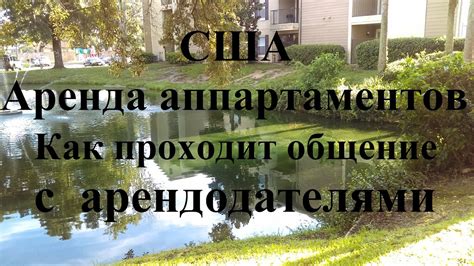 Общение с арендодателем