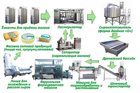 Описание процесса подготовки сыра
