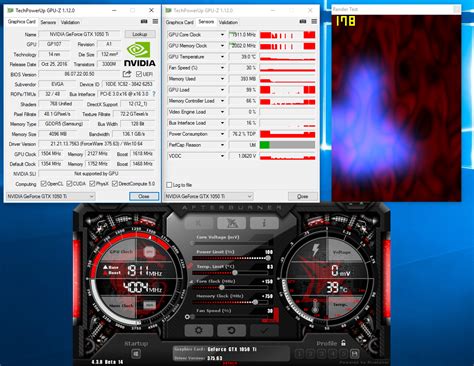 Оптимальная работа видеокарты 1050ti