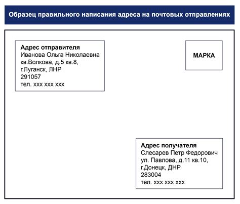 Оформление и отправка почтовой посылки