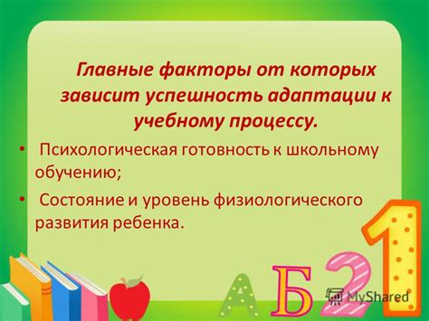 Оцените готовность к учебному процессу