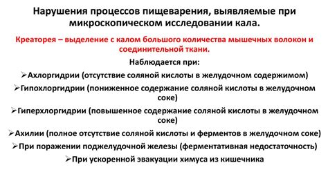 Патологии, выявляемые при исследовании