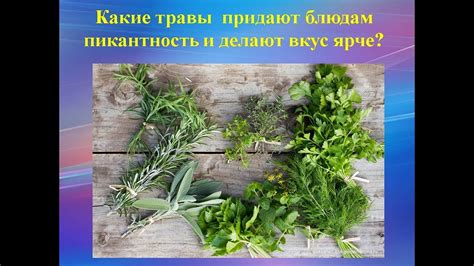 Пикантность и вкус