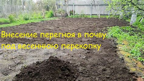 Подготовка перегноя к внесению в почву осенью