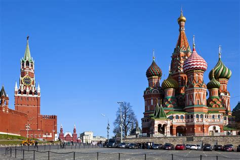 Популярные достопримечательности Москвы