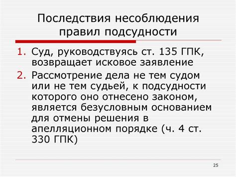 Последствия несоблюдения правил присутствия на суде