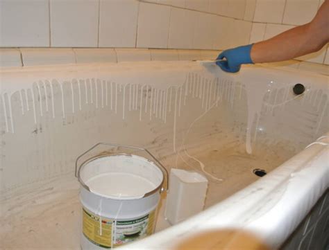 Правильное нанесение краски на ванну