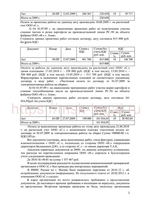 Правовое значение реакции на акты налоговой проверки