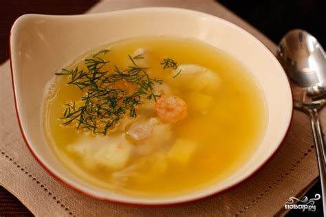 Приготовление супа из филе трески