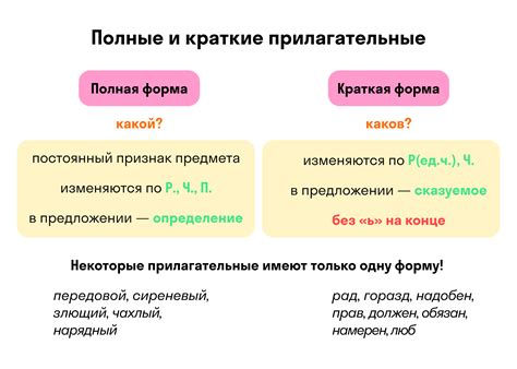 Прилагательное как способ описания предметов