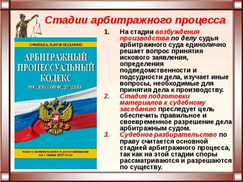 Процесс принятия определения судом