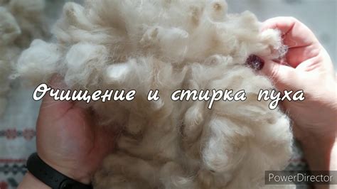 Пружинистость пуха и стирка без повреждений