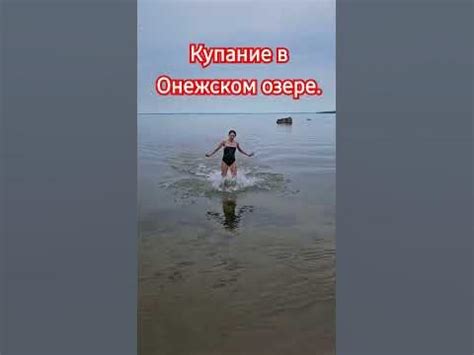 Рекомендации для купания в Онежском озере: