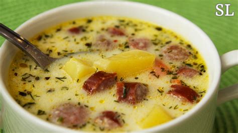 Рецепты супов с охотничьими колбасками