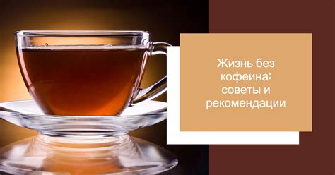 Роль кофеина в нашем организме