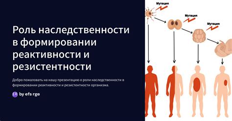 Роль наследственности в формировании продолжительности жизни