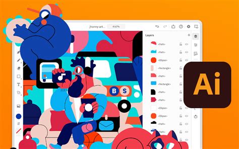 Удобные инструменты для рисования в Adobe Illustrator на iPad