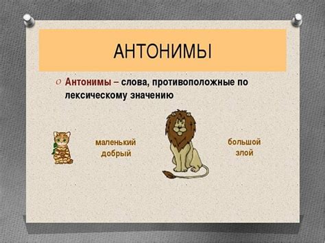 Что такое антонимы и как они работают в русском языке