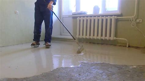  Покрытие пола декоративной самовыравнивающейся смесью 
